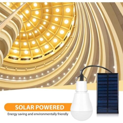 5W LED Solar Bulb DC5-8V Solar Light USB Portable Waterproof Outdoor Emergency For Outdoor Garden Camping Lighting Solar Bulbs