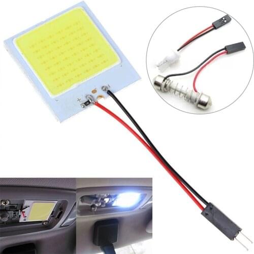 Promotion White T10 W5W COB 24SMD 36SMD 48SMD 1pc Car Led Auto Interior Reading Lamp Bulb Light Dome Festoon Vehicle Panel Lamp