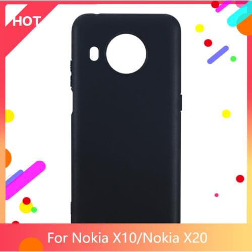 X10 Case Matte Soft Silicone TPU Back Cover For Nokia X10 Nokia X20 Phone Case Slim shockproof