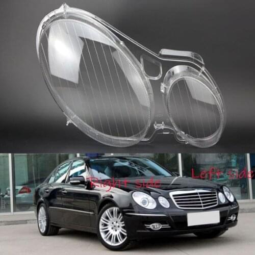 For Mercedes Benz E-Class W211 E280 E320 E350 2004 2005 2006 2007 2008 Car Headlight cover Headlamp Lens Auto Shell Cover
