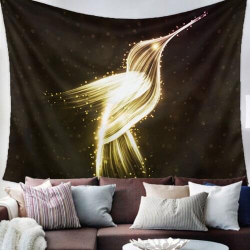 Hummingbird Abstract Art Tapestry Bedroom Home Decoration Wall Blanket Tapestry Bedroom Wall Hanging Yoga Mat