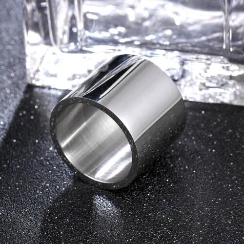 4mm 6mm 8mm Wide Stainless Steel Rings High Polished 2020 New Fashion Classic And Generous For Mens And Womens Ring Jewelry Gi