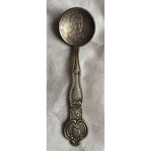 USA 1865 COINS SPOONS