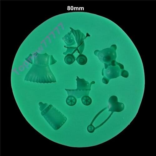 Cute Baby care series shape silicone mold soap, fondant candle molds, sugar craft tools, chocolate moulds, cake molds SGS 2241