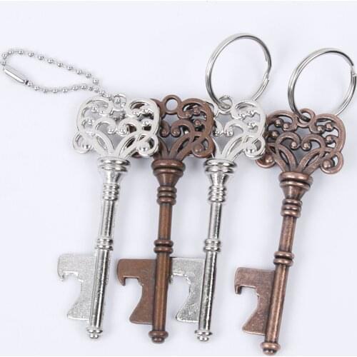 Mini Crown Bottle Opener Metal Key Beer Opener Antique Keychain Retro Bottle Opener Bar Kitchen Accessories Dropship