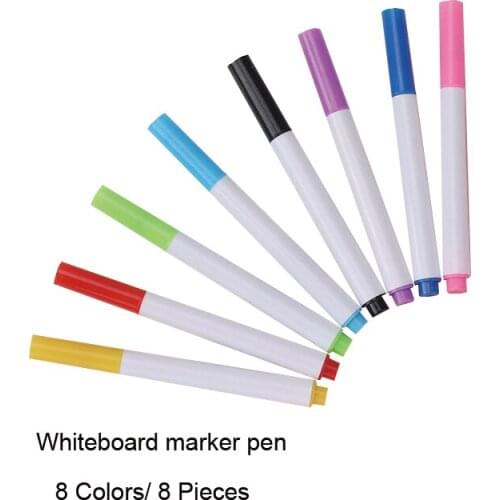 Multi-color School Classroom Whiteboard Pen White Board Marker Pen Erasable Liquid Chalk Student Drawing