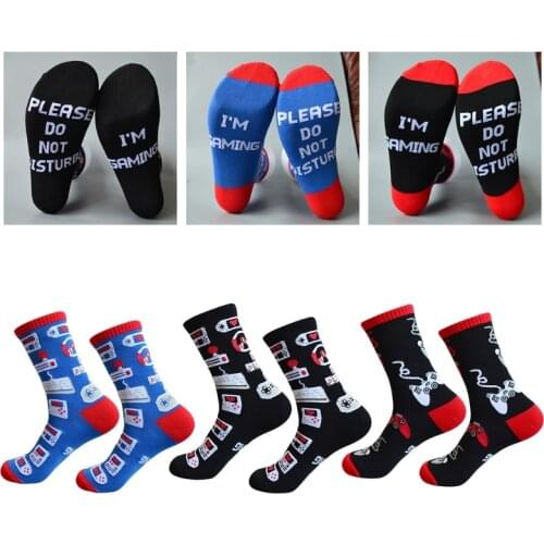 Unisex Novelty Funny Saying Socks I Am Gaming Please Do Not Disturb Hosiery Gift 6XDA