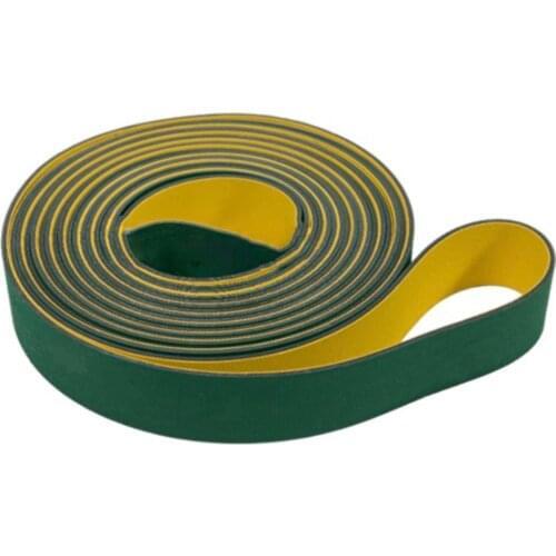 Perimeter:1840x500x2mm Yellow Green Nylon Sheet Flat Transmission Belt