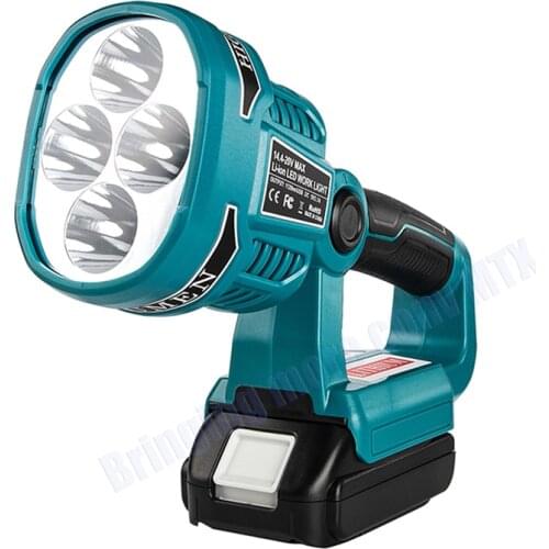 Suitable for Makita battery 2 USB ports and LED light 14.4V/18V with BL1830 output For Makita 14.4v-18v BL1830 BL1850 BL1860 LED