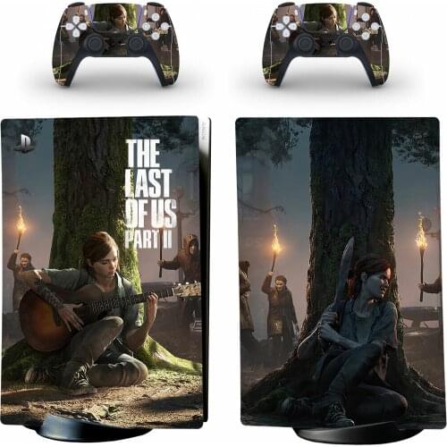 The Last Of Us Style PS5 Digital Edition Skin Sticker for Playstation 5 Console & 2 Controllers Decal Vinyl Protective Skins 1
