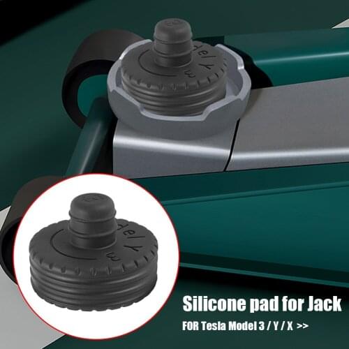 Jack Silicone Pad for Tesla Model 3 X Y to Protect The Original Car Chassis Shock Absorption Support Auto Parts