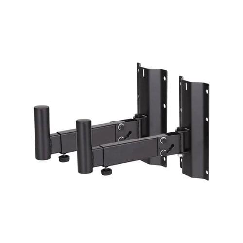 BL-KS338 Full Motion 2pcs (1Pair) Heavy Duty Speaker Bracket Mount Flexible Tilting Swivel Speaker Holder 45kgs 99lbs