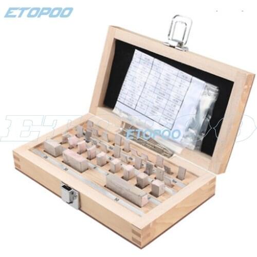 High Precision 1.005-50mm Block Gauge 32Pcs/Set 1 grade 0 grade Inpsection Block gauge set Measurement Caliper Tool Set