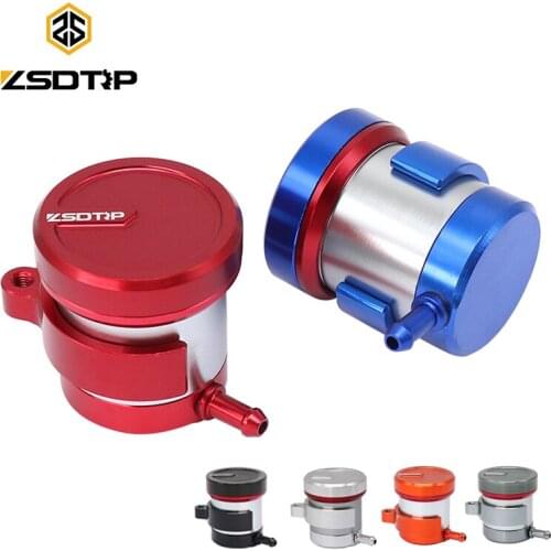 ZSDTRP CNC Aluminum Universal Billet Front Brake Clutch Tank Motorcycle Fluid Reservoir Oil Cup