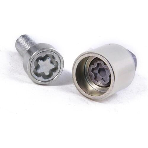 1Pcs Tire disassembly Wheel Lock Anti Theft Screw Lug Bolt & Key Tool Sleeve For A-udi E 4F0 698 139 4F0698139C805 4F0 698 139 C