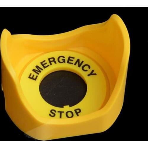 22mm Emergency Stop Switch Protection Seat / Button Protective Cover / Anti-misplacement warning sign X20
