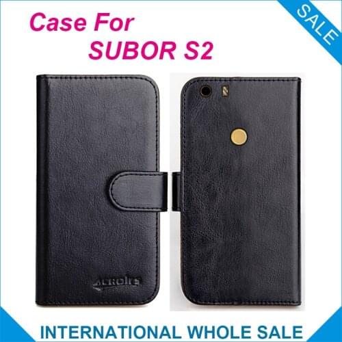 6 Colors Hot! 2016 SUBOR S2 Case,High Quality Leather Exclusive Case For SUBOR S2 Cover Phone Tracking