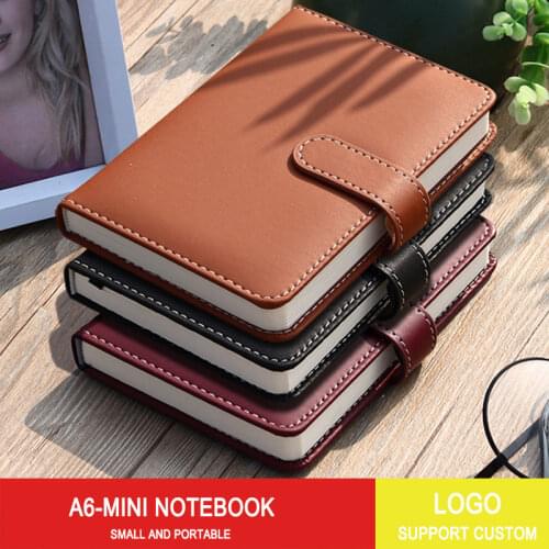 A6 Leather Traveler Notebook Planner Organizer Notebook Journal Agenda Daily Business 2021 Planner Note books For Office School