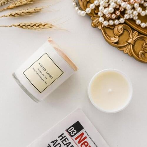 Scented Candle Exquisite Aromatherapy Candle Tabletop Festival Wedding Party Fragrance Christma Decor Home Candle Decoratio H1U6