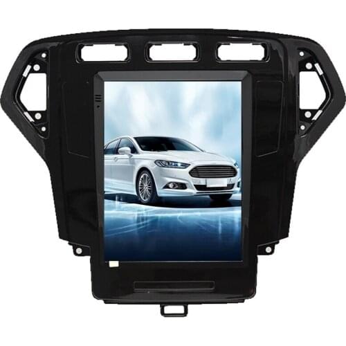IPS Android 10 6+128G Tesla Style Vertical Screen Car Multimedia Player Radio For Ford Mondeo 2007 -2010 Stereo Carplay GPS HU