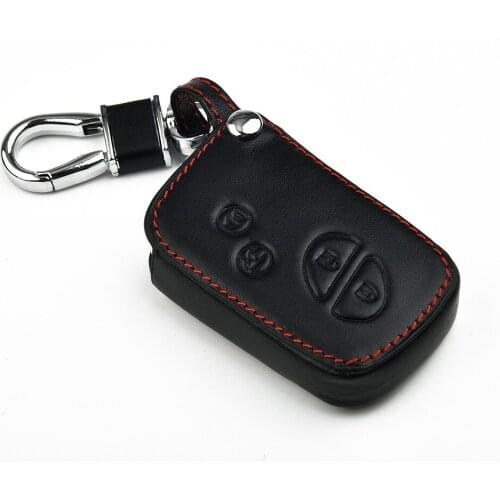 Holder Fob Case IS LS Key LX RX CT Leather Parts 1pc 2006-2014 Black Car