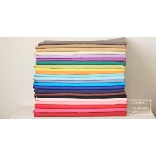 Dailylike 0.5m Solid Cotton Canvas Handmade DIY Cloth Fabric British Japanese Wind Cartoon Flowers and Animals Fabric Embroidery