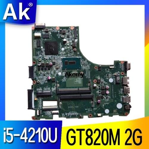 For ACER E5-471 E5-471G V3-472 V3-472P Laptop motherboard DA0ZQ0MB6E0 with i5-4210U GT820M 2G 100% test work