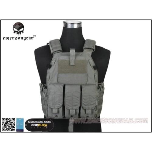Emersongear 094K M4 Magazine Pouch Style Tactical Vest Airsoft Combat Molle Vest Foliage Green EM7356B