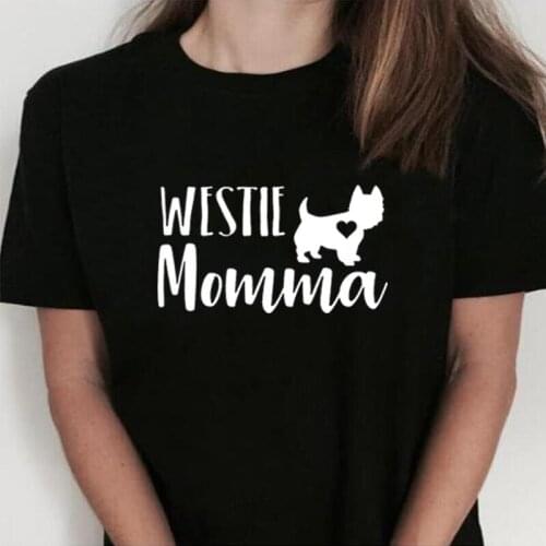 Harajuku Shirt Tee Shirt Femme Westie Cat Letter Print Women Tshirt Summer Short Sleeve Casual T Shirt Women Tops Camiseta Mujer