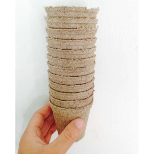 50pcs/lot,6*6cm.50pcs/lot,Norway Jiffy nursery Bowl.pots,planting fully degradable.improve transplant success rate