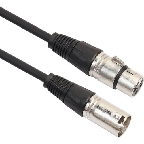 XLR Microphone Cable Balanced Male to Female 3 Pin XLR Male to XLR Female Cord for Powered Speaker Audio Interface Mixer