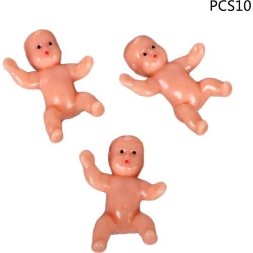 Cute Baby Shower Mini Doll Plastic Child Full Moon Gifts Boys Girls Party Supplies Kids Small Toy Accessories