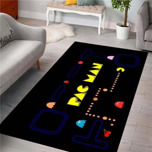 New Pacman Patterned Rug, Non-Slip Kitchen Rug,Corridor Carpet,Area Rug Modern Carpet, design Rug,Themed Carpet
