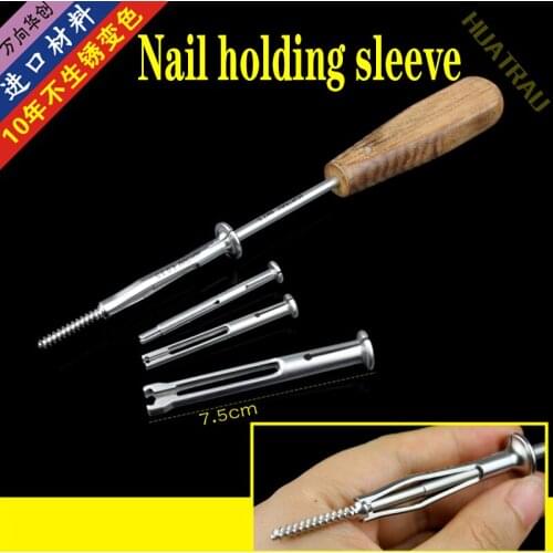 Orthopaedic instruments medical bone nail driver screw screwdriver nail holding sleeve safety sheath nail grasping pliers nail l