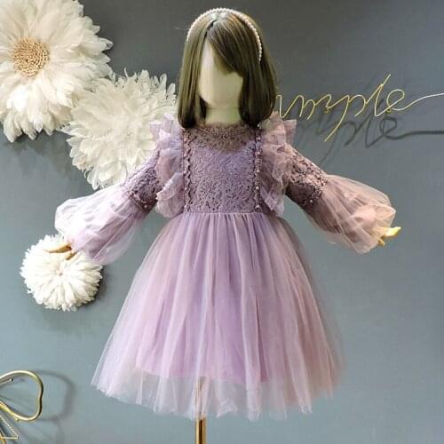 Baby Girls Dress 2021 New Autumn Kids Princess Dress for Teens Elegant Children Costumes Girls Birthday Party Vestidos 8 10 12Y