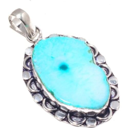 Genuine Solar Agate Silver Overlay over Copper , Hand made Women Jewelry gift