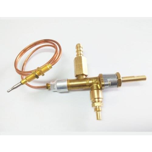 Gas-liquefied gas heater safety valve thermocouple electronic ignition gas stove flameout protection valve