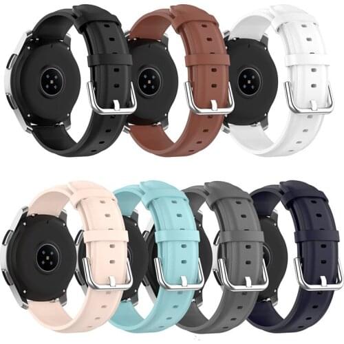 Watch strap for Samsung Galaxy Watch Active 3 Sport silicone Leather Smart Wristbands for Samsung Galaxy watch 3 41mm 45mm band