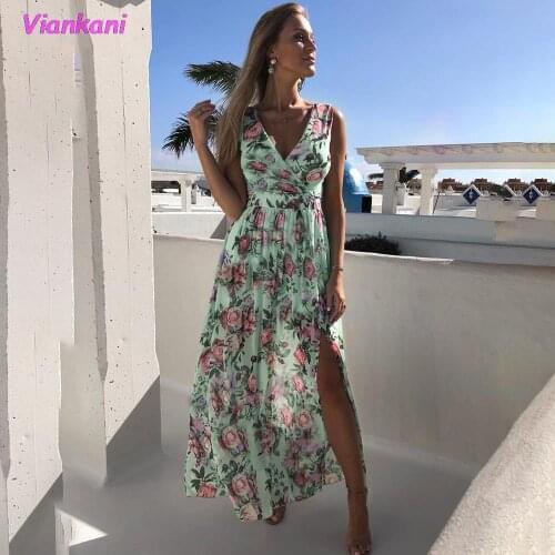 Viankani Sleeveless Summer Dresses
