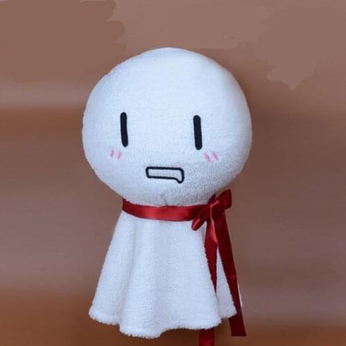 1pcs White Handmade Sunny Doll mafumafu Cosplay Props Plush Pillow Toys Office Decor Christmas Gifts for Friends New