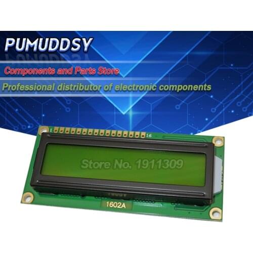 1PCS LCD1602 LCD 1602 yellow screen with backlight LCD display 1602A-5v