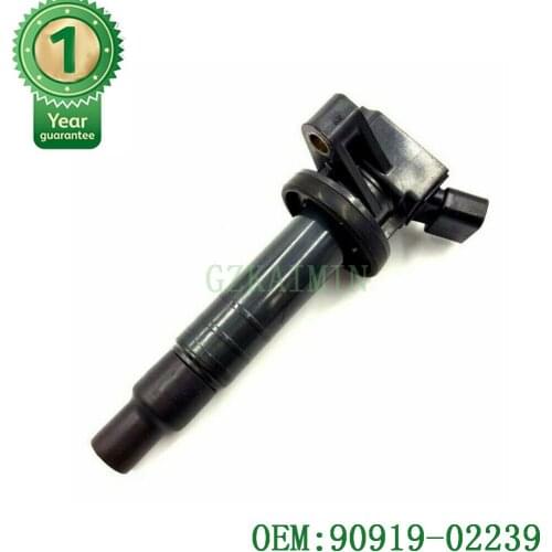 4pc TOP IGNITION COIL pack 90919-02239 90080-19019 90919-T2002 90080-19015 90919-02262 GN10314 For TOYOTA COROLLA 1.6 VVTI 03-06