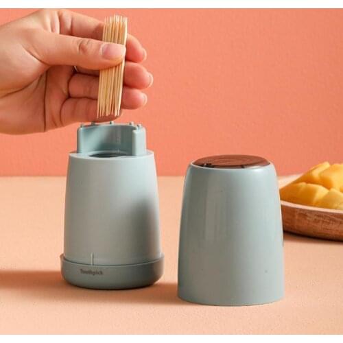 Home Creative Push-type Toothpick Box Automatically Pops Up Toothpick Holder Simple Home Living Room Dining Room