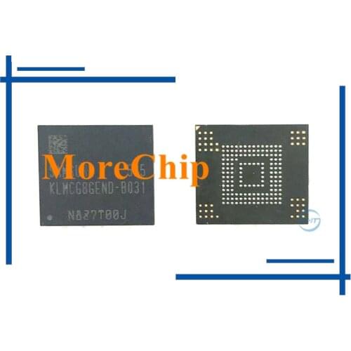 KLMCG8GEND-B031 For Xiaomi 4 Note EMMC 64GB NAND flash memory IC chip BGA153 Soldered Ball Used 100% Tested Good