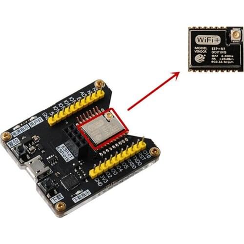 ESP8285 burner+ESP-M1 Firmware Burner Code download Tool Flasher Flash Downloader Program Upgrade Compatible with ESP8266