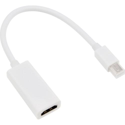 Mini DP To HDMI Cable Converter Adapter 1080p HD Male To Female DisplayPort DP To HDMI Adapter Cable for Apple Mac Macbook Pro