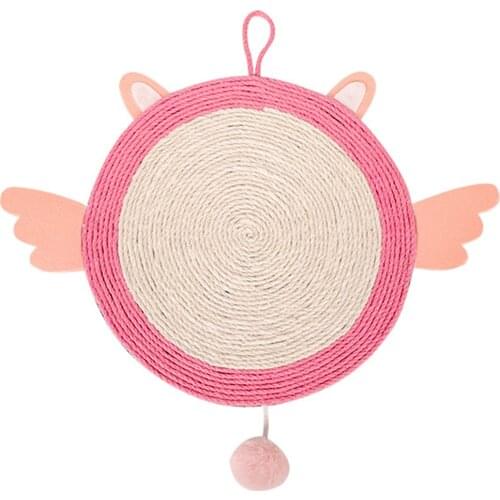 Cat Scratching Pad Sisal Handmade Non-Slip Bottom Cat Scratcher Kitten Scratching Board Pet Bed Toy for Furniture Protector