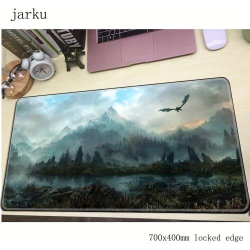 Skyrim mouse pad gamer 700x400mm notbook mouse mat large gaming mousepad large Beautiful pad mouse PC desk padmouse