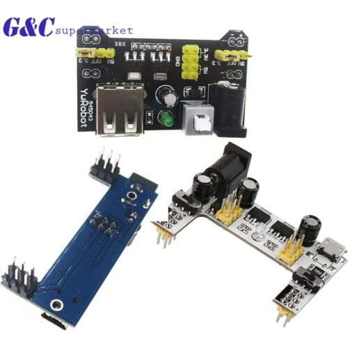MB-102 Module 2 Channel Board MB102 DC 7-12V Micro USB Interface Breadboard Power Supply Module for arduino Diy Kit