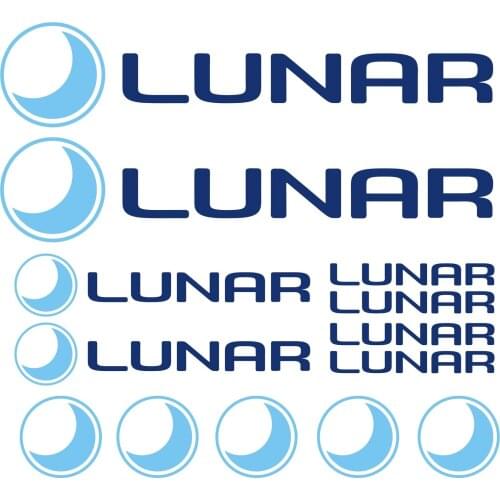 For Lunar aufkleber sticker wohnmobil camper wohnwagen caravan 13 Sticker Pieces Car Styling